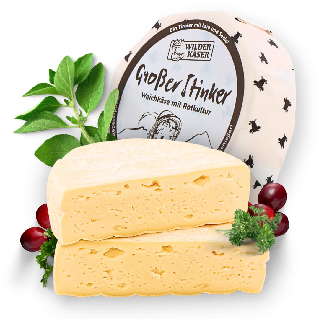 Tiroler Bauernstandl® Camembert Rot | 3 x Käse am Stück | Sahne Frischkäse Probierpaket für Käseplatte und Käsefondue | Feiner Käse als Geschenk