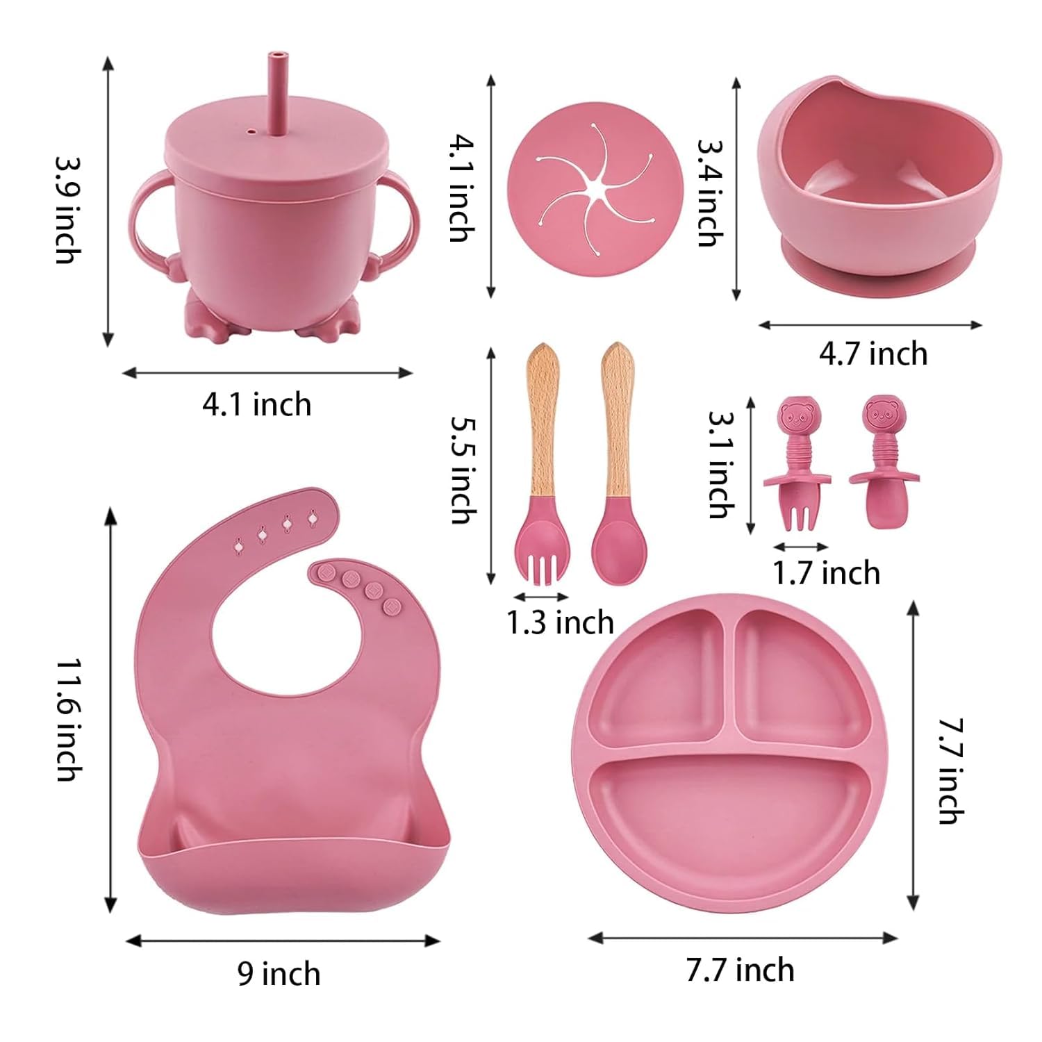 Silicone Baby Feeding Set - Baby Led Weaning -3