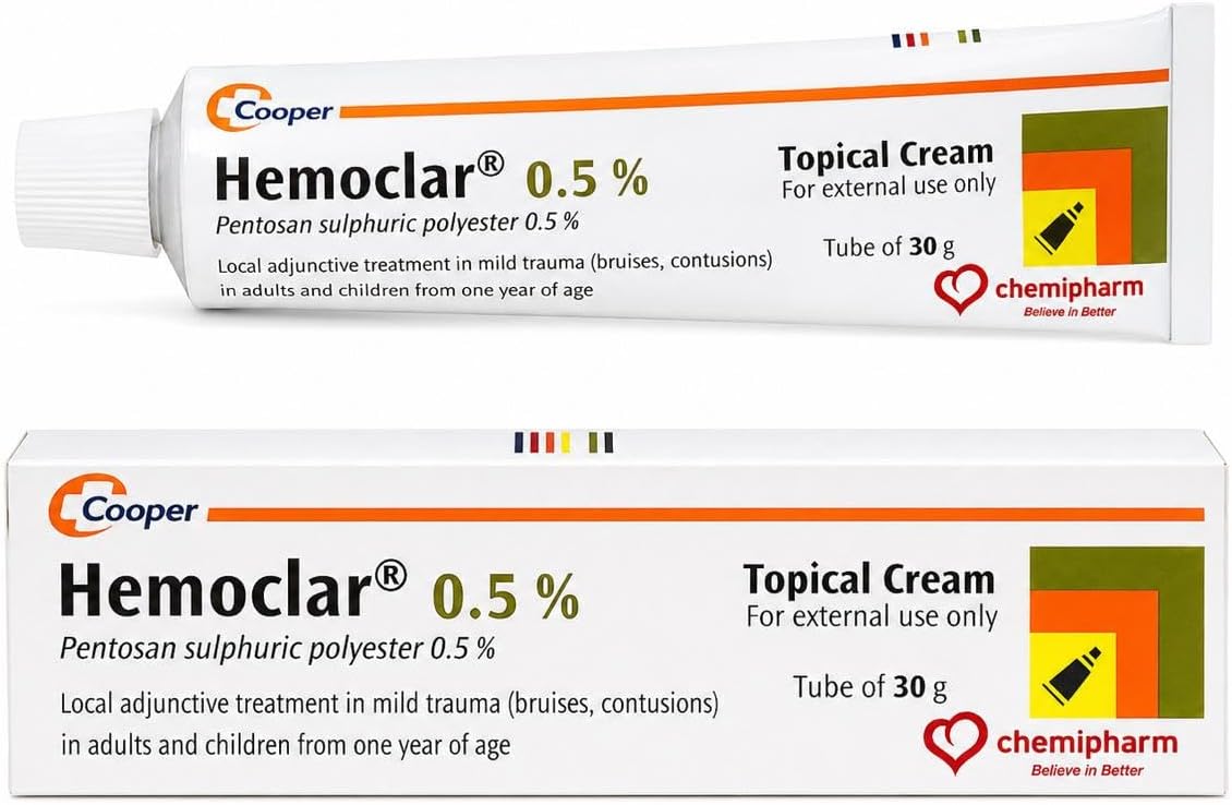 Hemoclar Bruises, Trauma and Hematoma Cream 30g