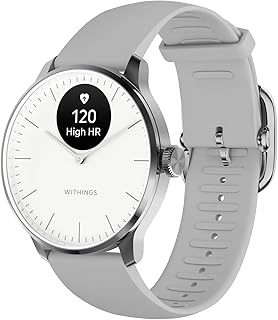 ScanWatch Light - Hybrid Smartwatch, 24/7 Heart Monitoring, Activity Tracking, Cycle Tracking, Sleep Monitoring, Connected GPS, 30-Day Battery Life, Android & Apple Compatible, HSA/FSA