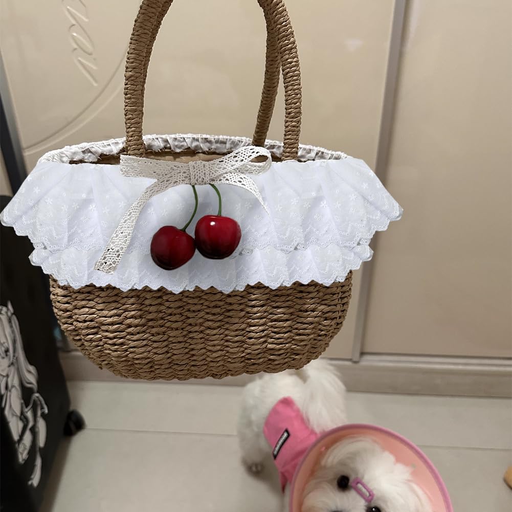 MAYJOYDIY 13.7 m×13 cm Weißes Baumwoll Ösen Spitzenband Mit Blumenmuster Gewellter Rand Florale Stickerei Nähbesatz Rüschen Spitzenbesatz Für Kissen Puppen Haustiere Kleidung Taschen Nähen