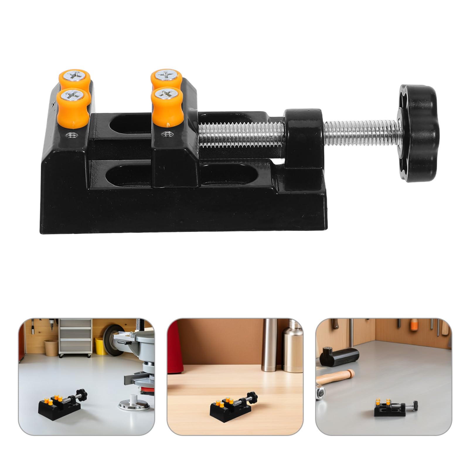 Ciieeo 3pezzi Mini Morsetto Da Banco Portatile Mini Morsa Da Tavolo Apertura Parallela Strumento Di Presa Stabile Per Riparazione Orologi Artigianato e Lavorazione