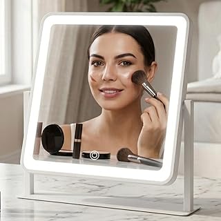 Espejo de tocador con luces, espejo de maquil...