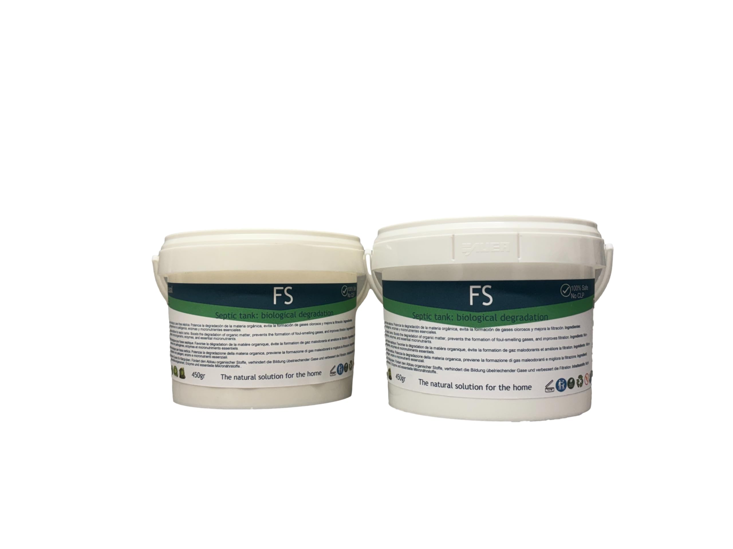 FS2 Pack - Activador biológico para fosas sépticas y malos olores | Activador biológico de mantenimiento Con bacterias, enzimas y micronutrientes Reduce olores y acumulación orgánica