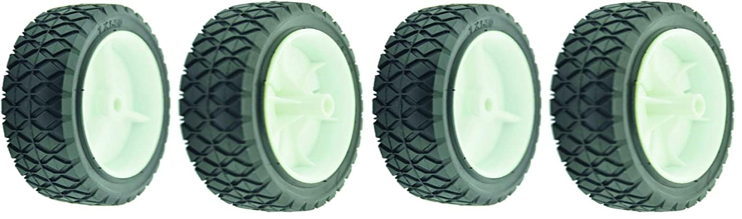 Greenstar 9615 Roue en Plastique à moyeu déporté universelle ø 178 mm longueur 38 mm F1910 (Lot de 2)