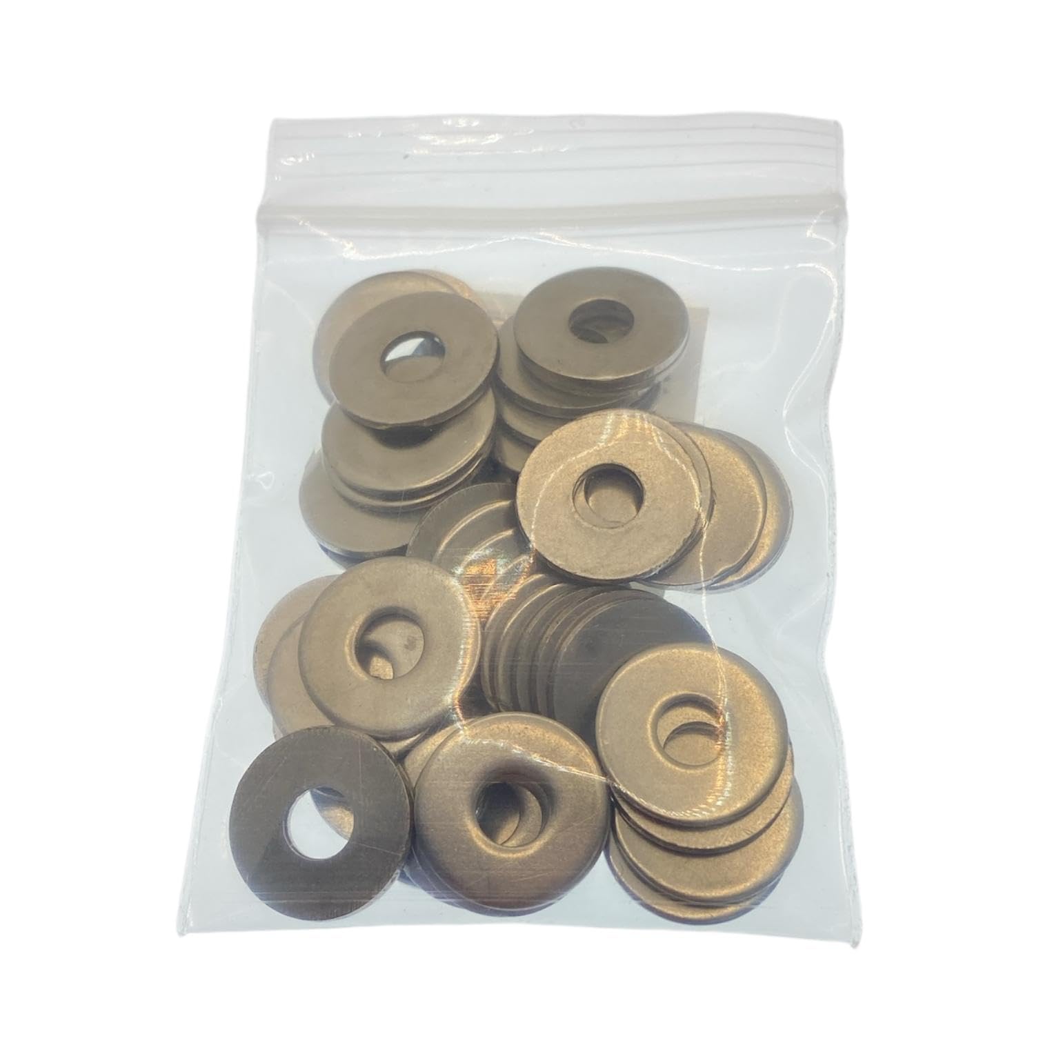 M5 Washers for Screws - M5 x 15 x 1.2mm (50 Pack) Metal Flat Penny Washers for Bolts - A2 Stainless Steel Plain Round (50pc) - Image 2