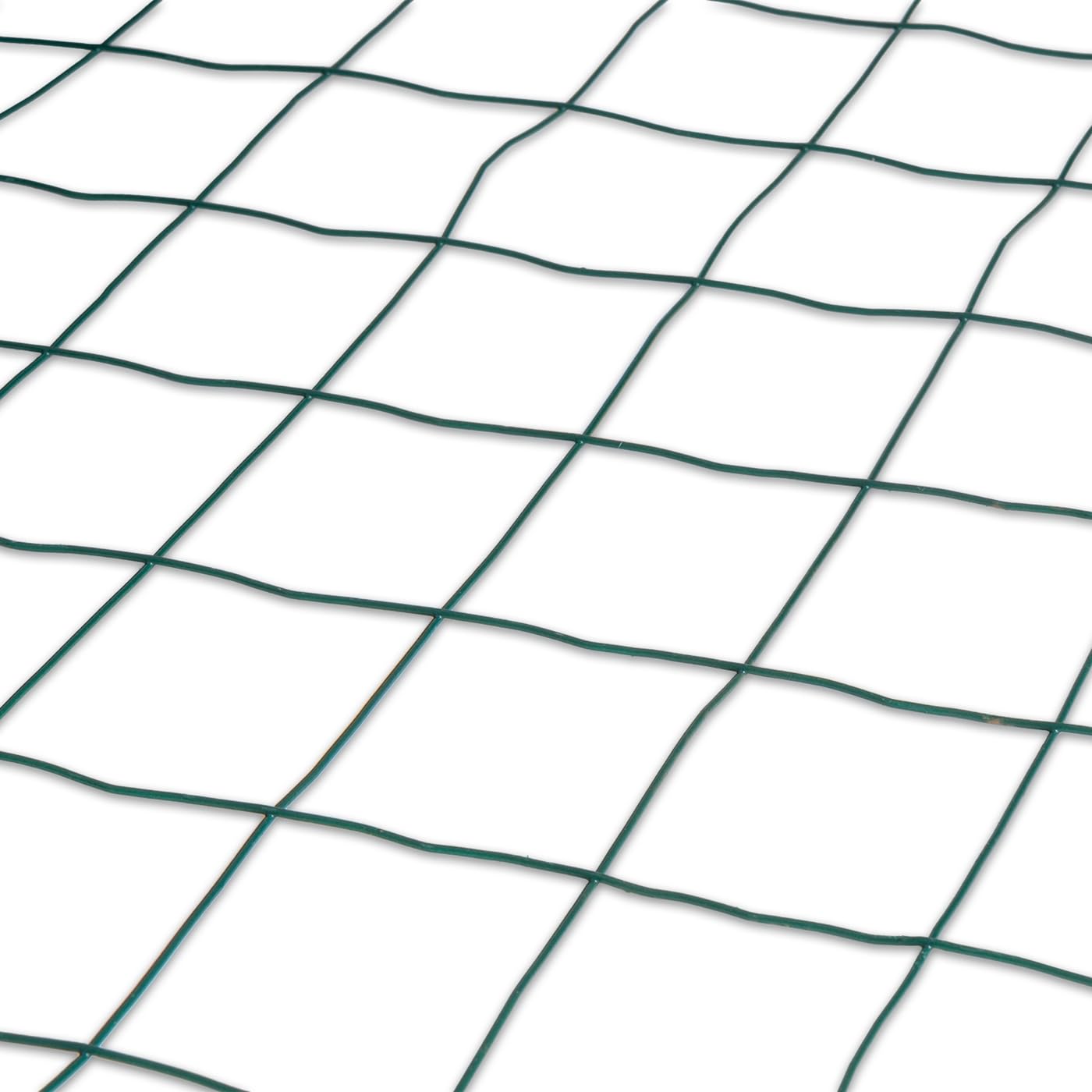VOSS.garden 25m Gitterzaun 120cm Premium Maschendrahtzaun 100x75mm Gartenzaun Grün Wetterfest Punktgeschweißt
