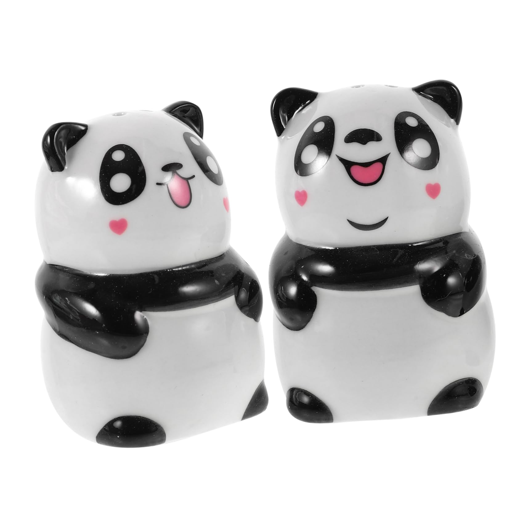 Unomor Cute Cartoon Panda Shakers 2-piece Set Kitchen Seasoning Containers for Home Restaurant Dec