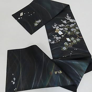 専用帯2635 ●螺鈿作家 甲斐泰造 螺鈿 刺繍 高級 正絹 袋帯 宝尽くし 専用帯2635 ○螺鈿作家 甲斐泰造 螺鈿 刺繍 高級 正絹 袋帯