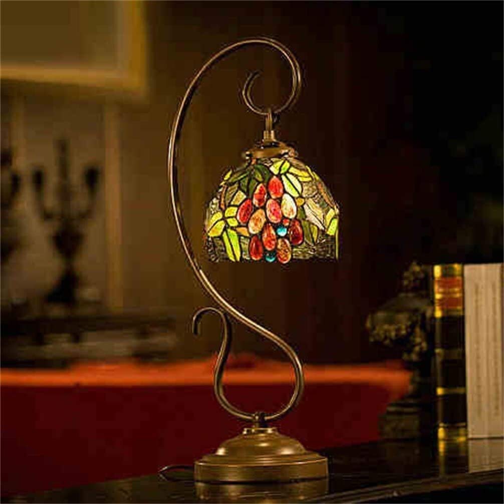 Lampe de chevet en verre rétro pour stopper la lumière agressive