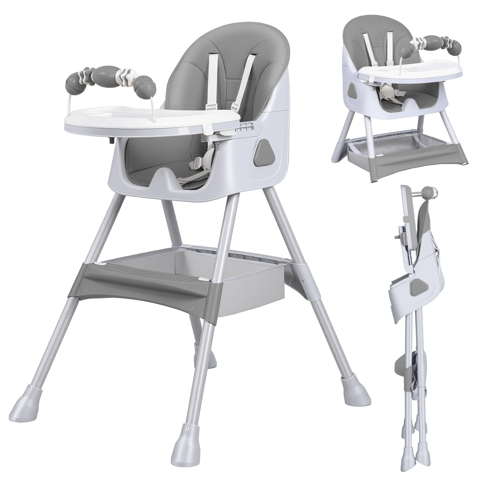 Amazon | UBRAVOO ベビーチェア ハイローチェア キッズチェア 6ヶ月-3