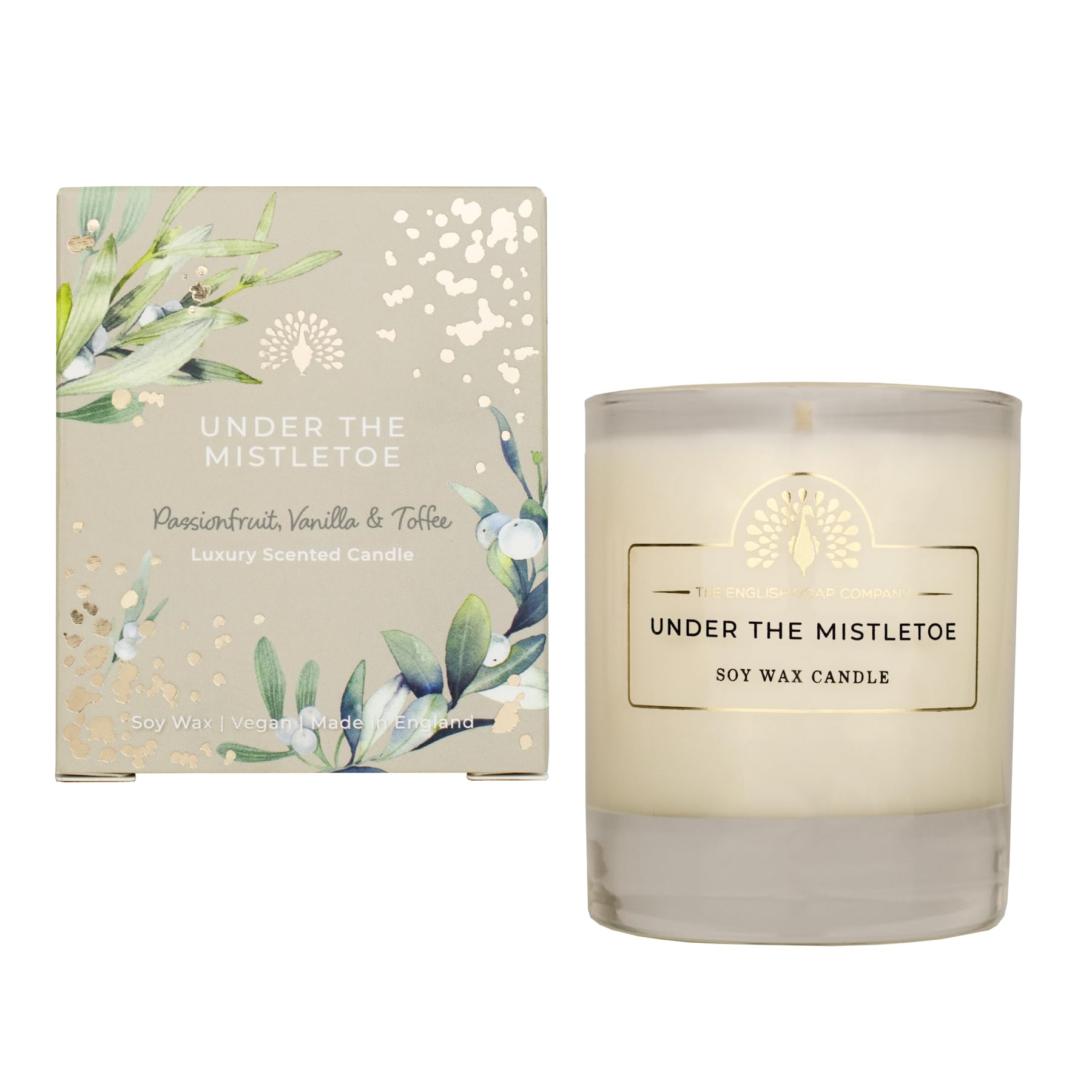 The English Soap Company Under The Mistletoe Collection Scented Candle 170g