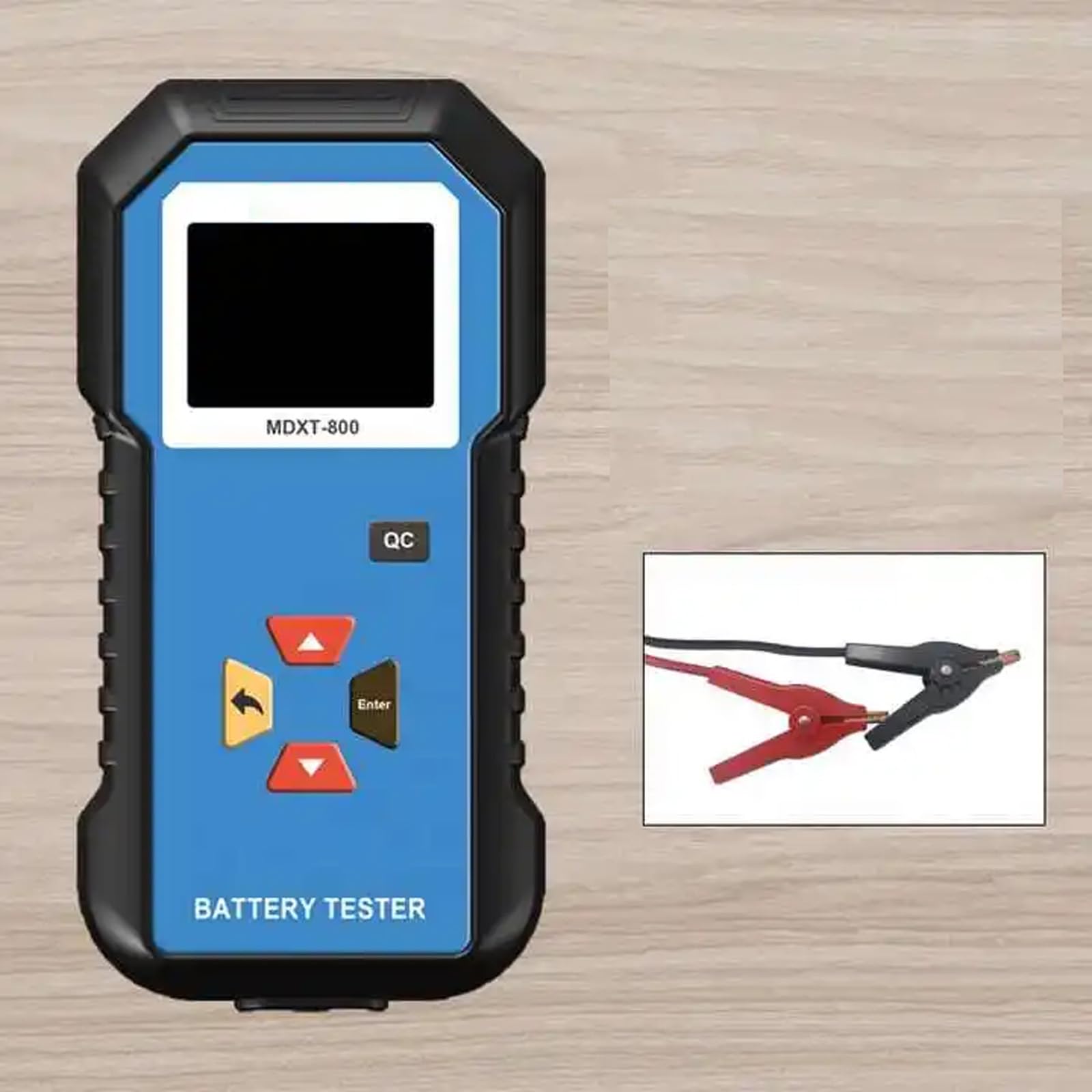 Herramienta de diagnóstico de batería de vehículo de precisión con pantalla LCD, resistencia de capacidad en 10 segundos para baterías de litio, probador preciso de voltajes de batería