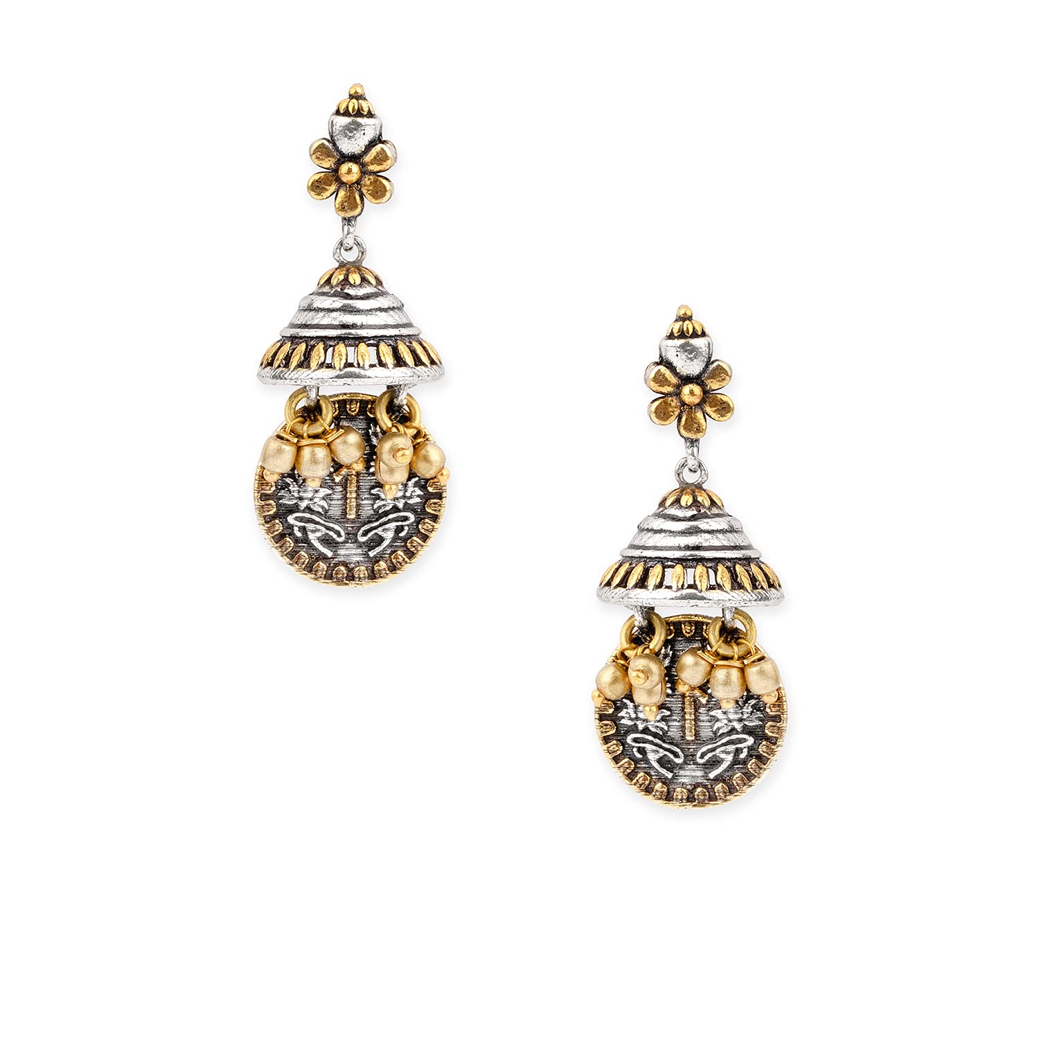 VOYLLAGullak Antique Jhumka Style Earrings For Womens