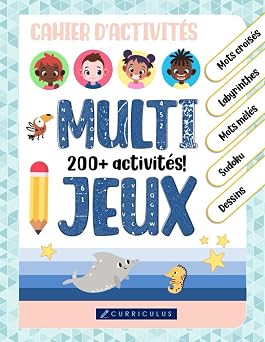 Éditions Créatives Cahier d'activités multi-jeux : labyrinthes et jeux de doigts