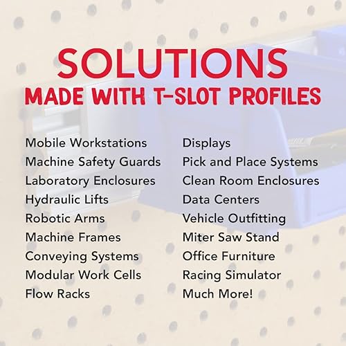 Miniatura 7 de 8020, 3034-Lite-Black, Serie 15 Extrusión de aluminio con ranura en T de 3" x 0.75" x 89" de largo T ranurada extruida barra de perfil 8020