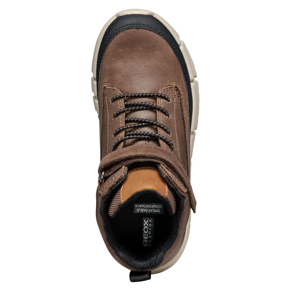 Geox - J FLEXYPER BOY A, Botín, DK BROWN,