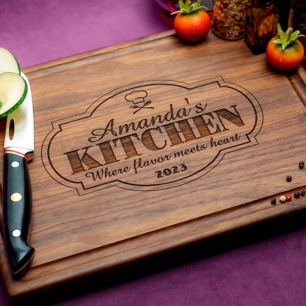Straga Personalized Cutting Boards Handmade Wood Engraved