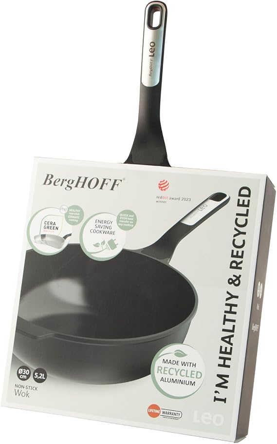 Berghoff Leo Phantom Nonstick Wok Pan 30 Cm