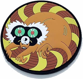 VAW-117 Wallbangers Lemur Friday PVC Patch â€“ with Hook and Loop