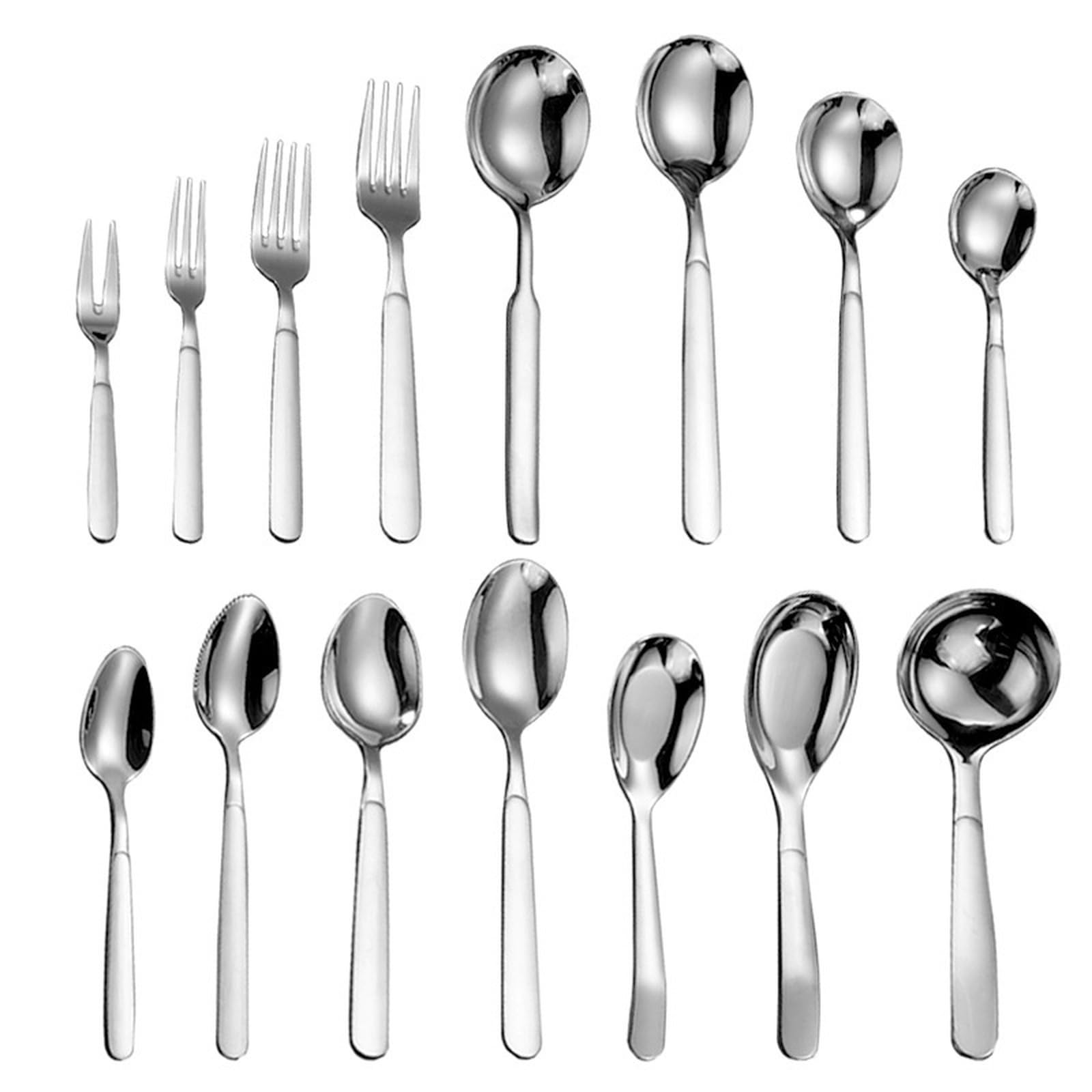 Couverts en acier inoxydable 316L avec cuillères et fourchettes miroir durables