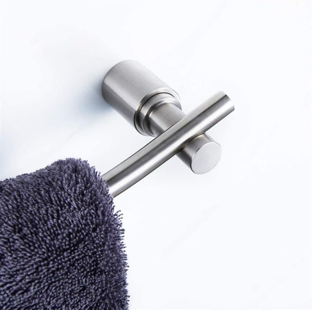 タオルバー タワーハンガーウォールタオルホルダー、創造性、モダンでシンプルなシングルロッドタオルラック、ステンレススチールUタオルホ