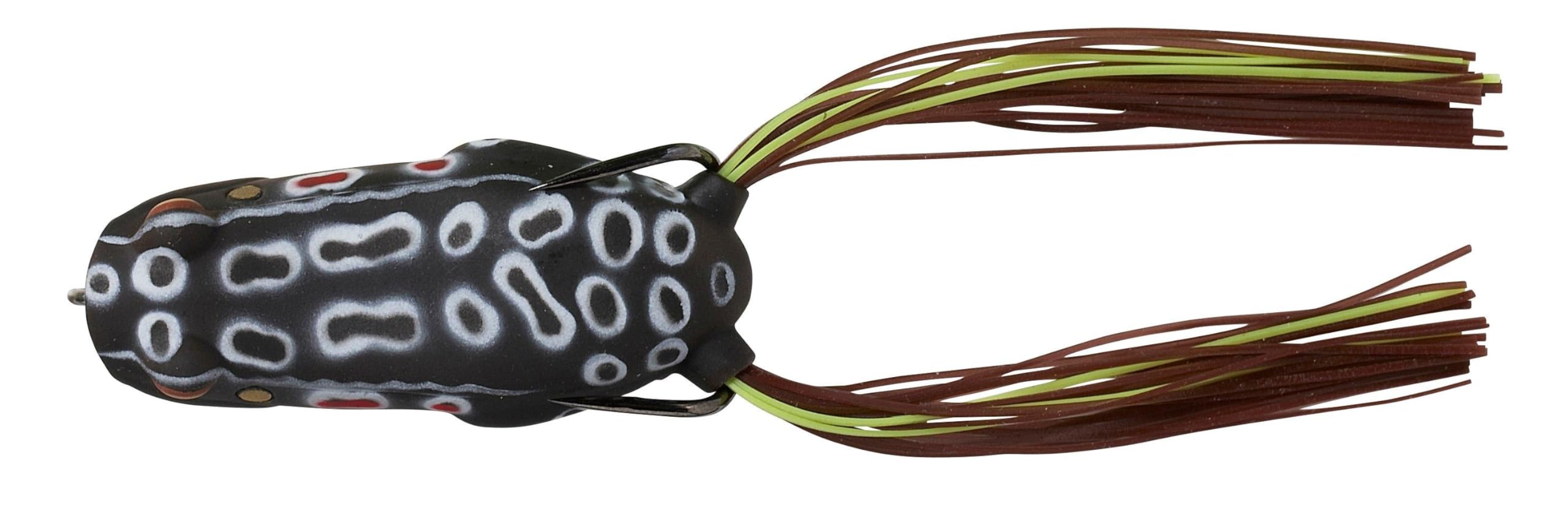 Savage Gear 3D Pop Frog – Topwater Hollow-Body Frog Lure for Predator Anglers, Loud Popping Action for Bass & Pike, Weedless Fishing in Freshwater Lakes, Ponds & Rivers Brown 5.5 cm
