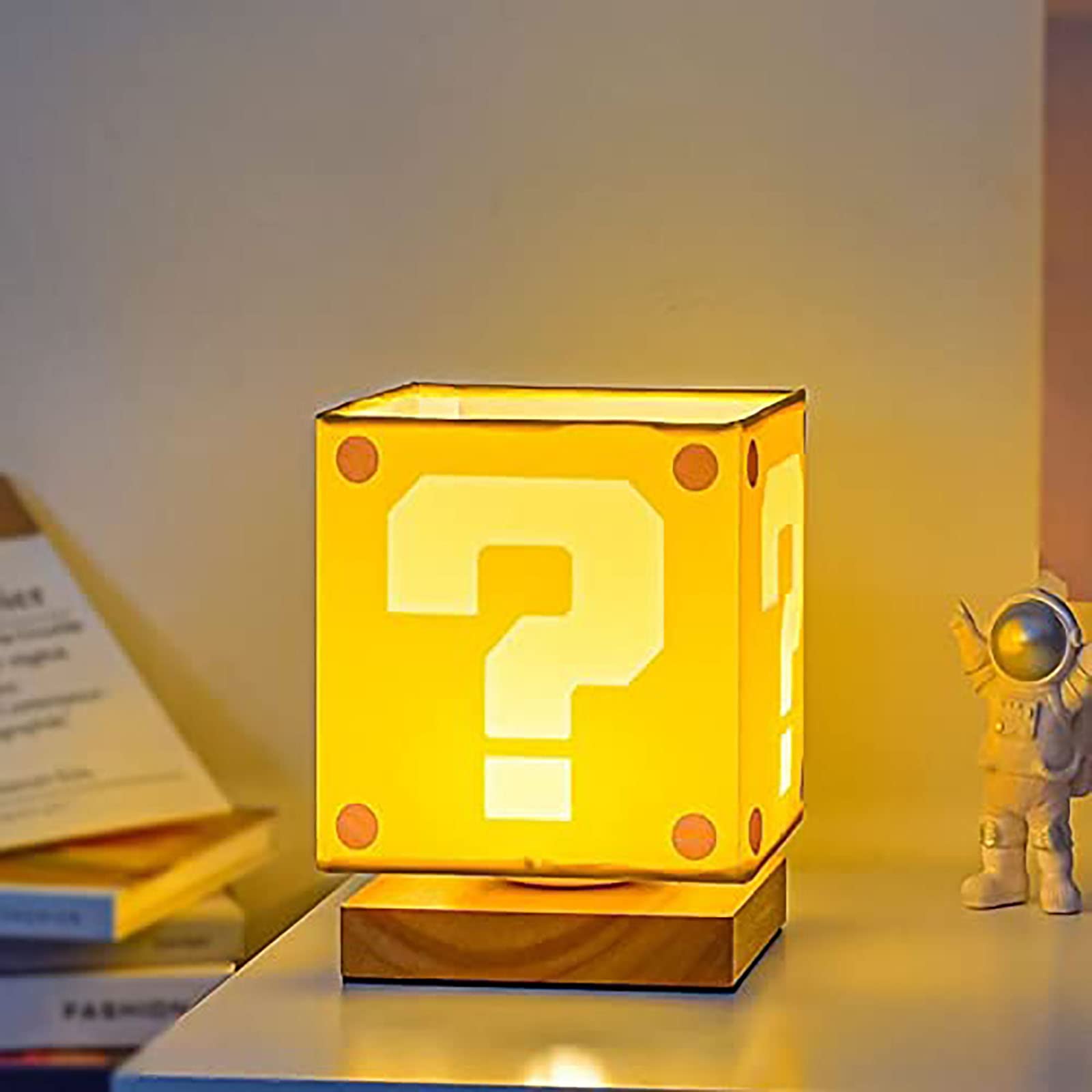 マリオのブロック  ライト Amazon.co.jp : [GENEFY] マリオ 夜ライト ハテナブロック LED