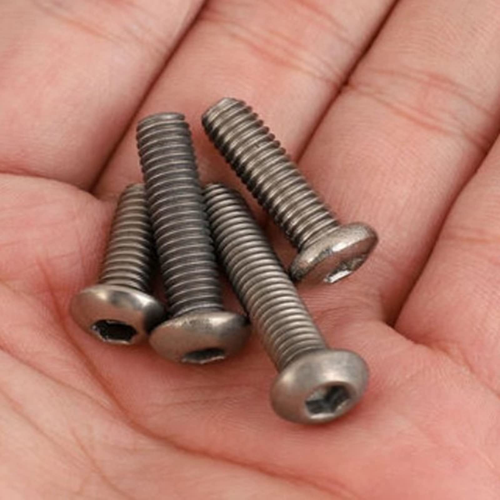 Silent Block M6 Bulloni Stelo Bicicletta In Titanio M5x16 Mm - Testa Conica Con Rondelle, 6 Pezzi, Per MTB E Bici Da Strada Accessori Bici Mountain Bike Road - Foto 4