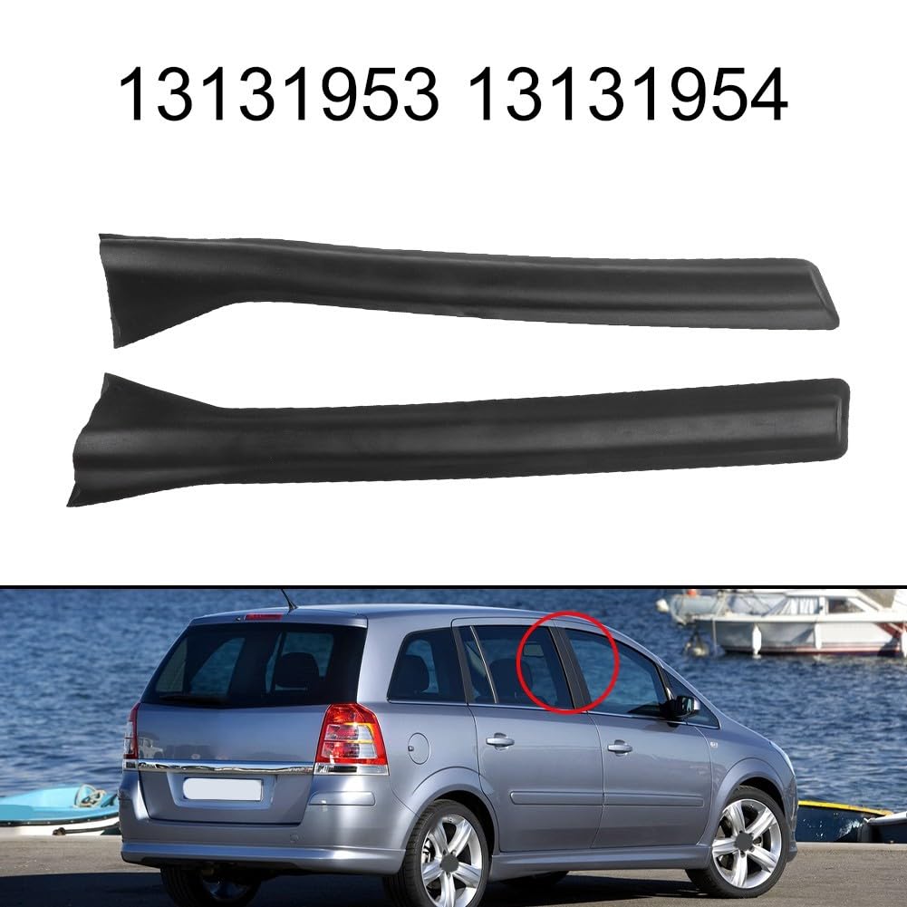 Kit de sello de puerta de pilar de goma+ABS B para Opel Zafira B 2005-2015 y para Opel Zafira B 2005-2015 cubierta del pilar central