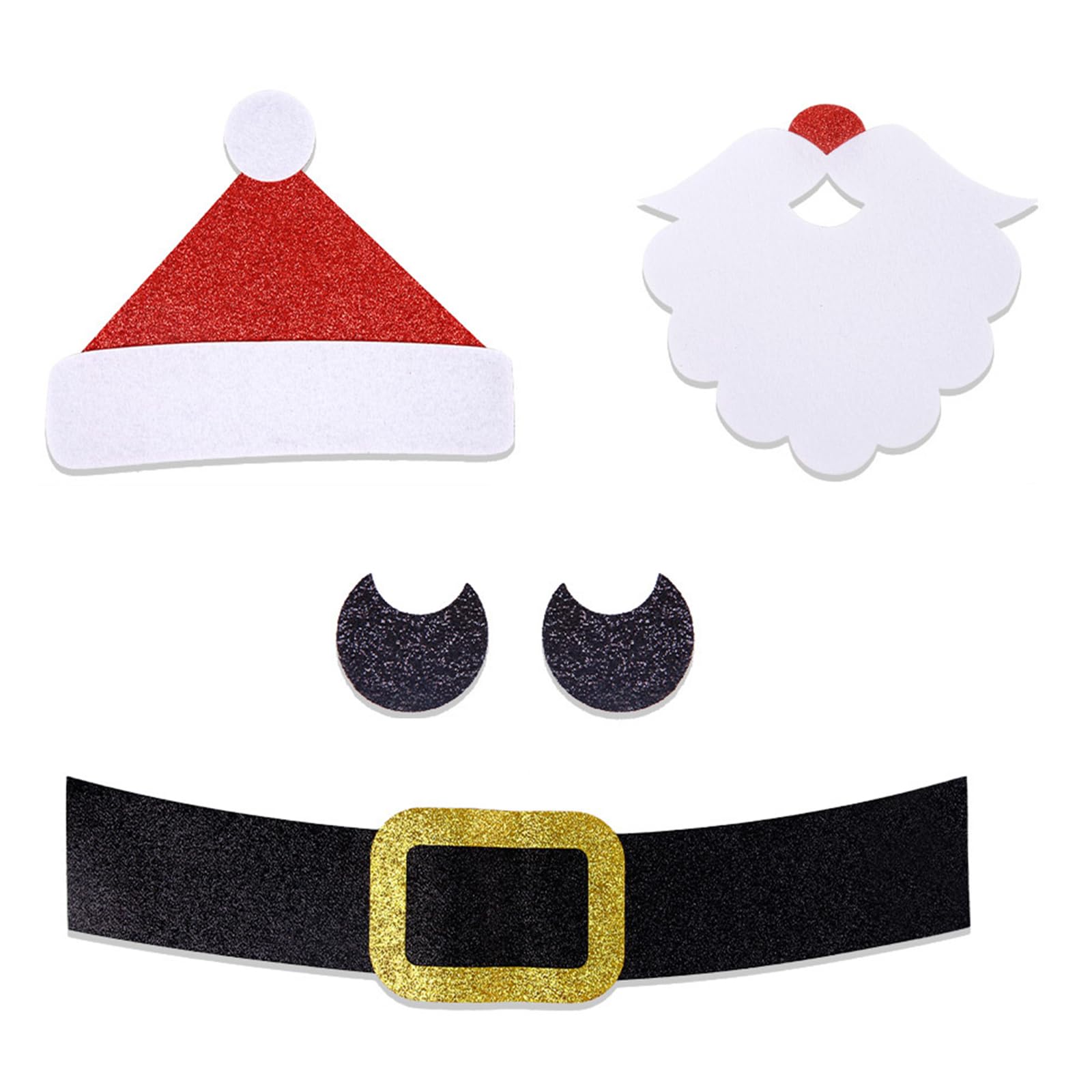 Kalttoy Cartoon Felt Cloth Christmas Decorations Wall Shop Window Clings and Decors Ornament Shop Display Decorations