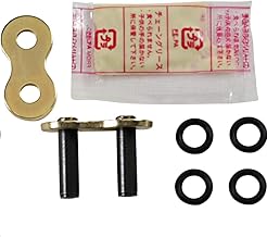 DID 534089992_4525516395946, Maglia di Giunzione Tipo Rivetto (ZJ) 525VX3 (Gold & Black) Unisex-Adult, Other, Taglia Unica