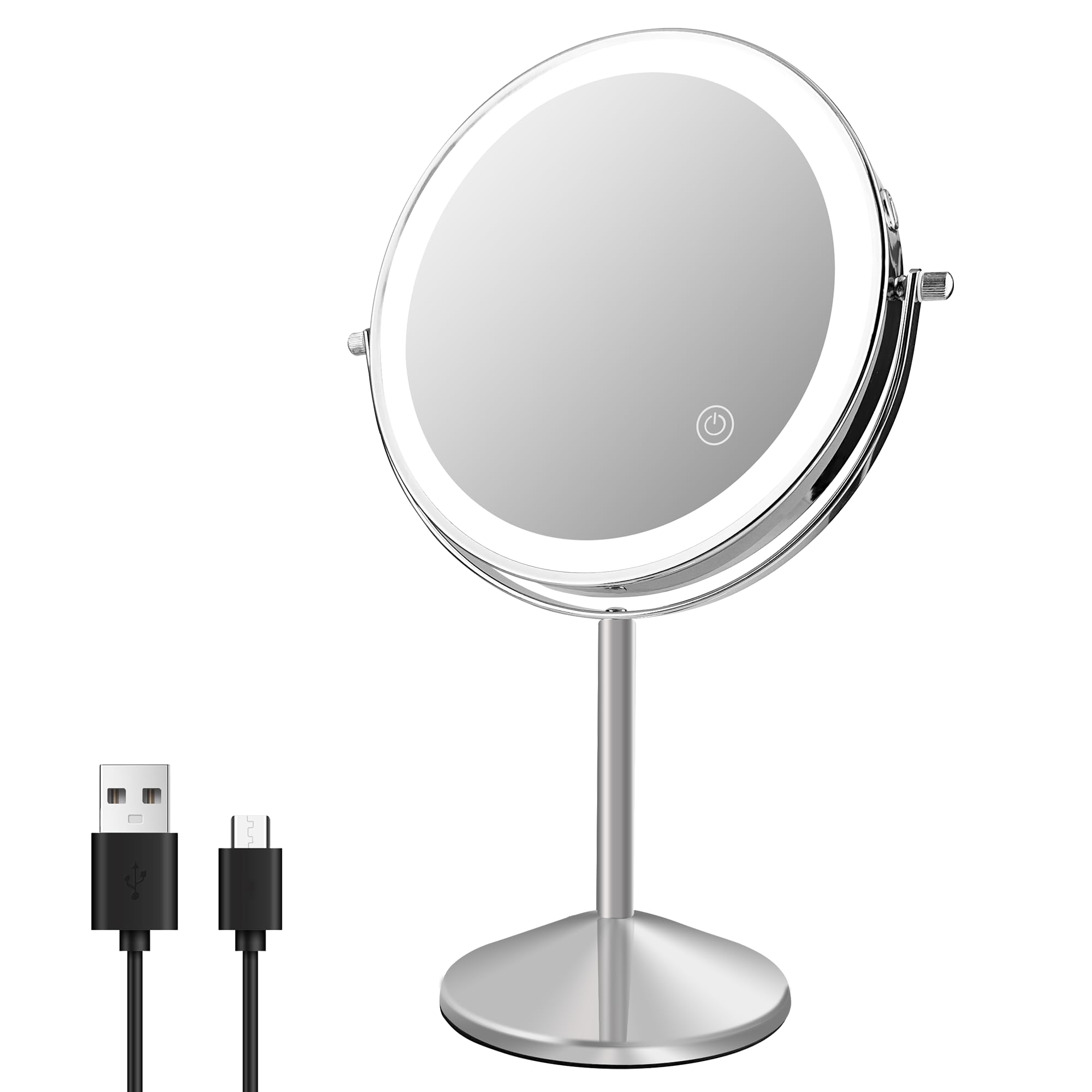 MakeupCompactmirrorwithLEDLIGHT\( ˆ ˆ )/ Amazon.com - Ysenchan Lighted Makeup Mirror, 8'' Rechargable