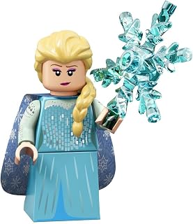 Queen Elsa Minifigure (Sealed). Designed for Lego Disney Series 2 Play Sets (71024)