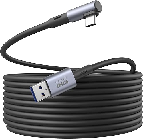KIWI design 16FT Link Cable Compatible with Oculus/Meta Quest 3S, Quest 3/2/Pro/Pico 4