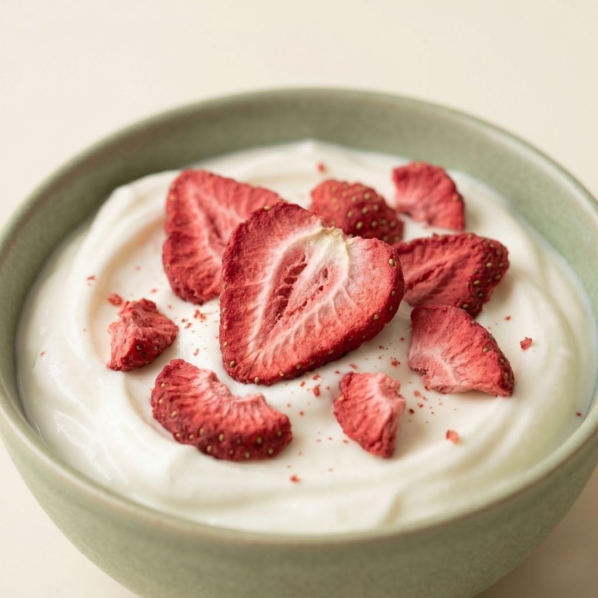 NULTHY 250g Fresas Liofilizadas - Snack 100% Natural, Sin Azúcar Añadido. Fruta Deshidratada Crujiente para Batidos, Cereales y Repostería. Nutrición Saludable y Deliciosa