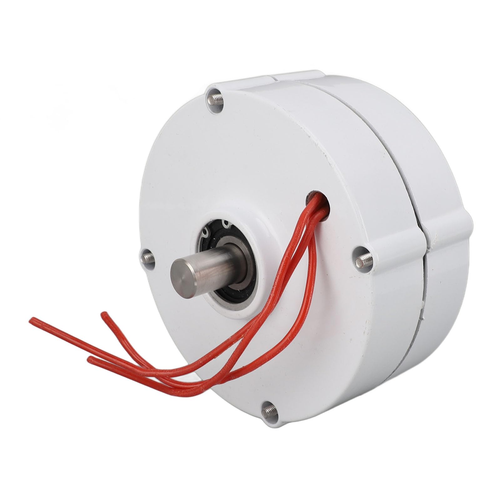 Yosoo Health Gear Generatore a Doppio Albero da 48 V Generatore CA Trifase Motore Sincrono a Magneti Permanenti Lubrificazione a Grasso 14 X 14 Cm per Sistemi di Turbine Eoliche Verticali o (100W)