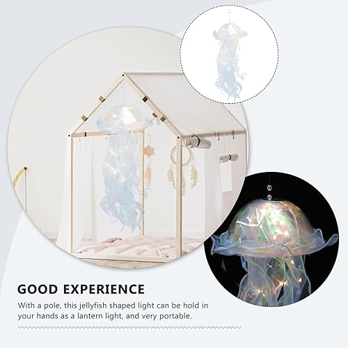 Miniatura 3 de Holibanna Manuales mariposas decorativas batería decoraciones niña LED linterna LED ornamento medusa lámpara de nido de abeja brillo linterna