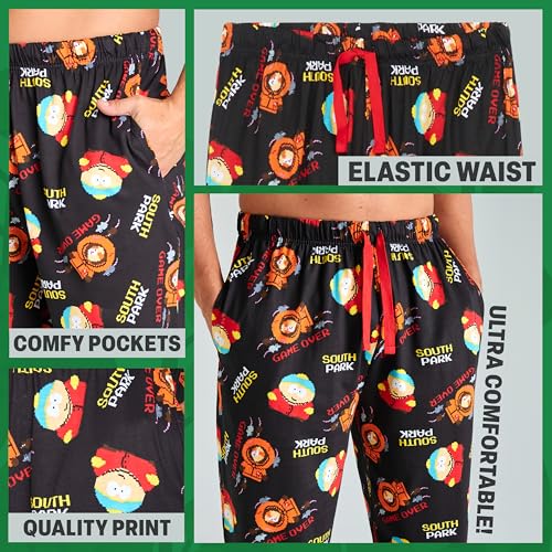 South Park Mens Pajama Bottoms, Comfy Cotton Lounge Pants, PJ Pants With Drawstring Pockets - Gifts for Him4