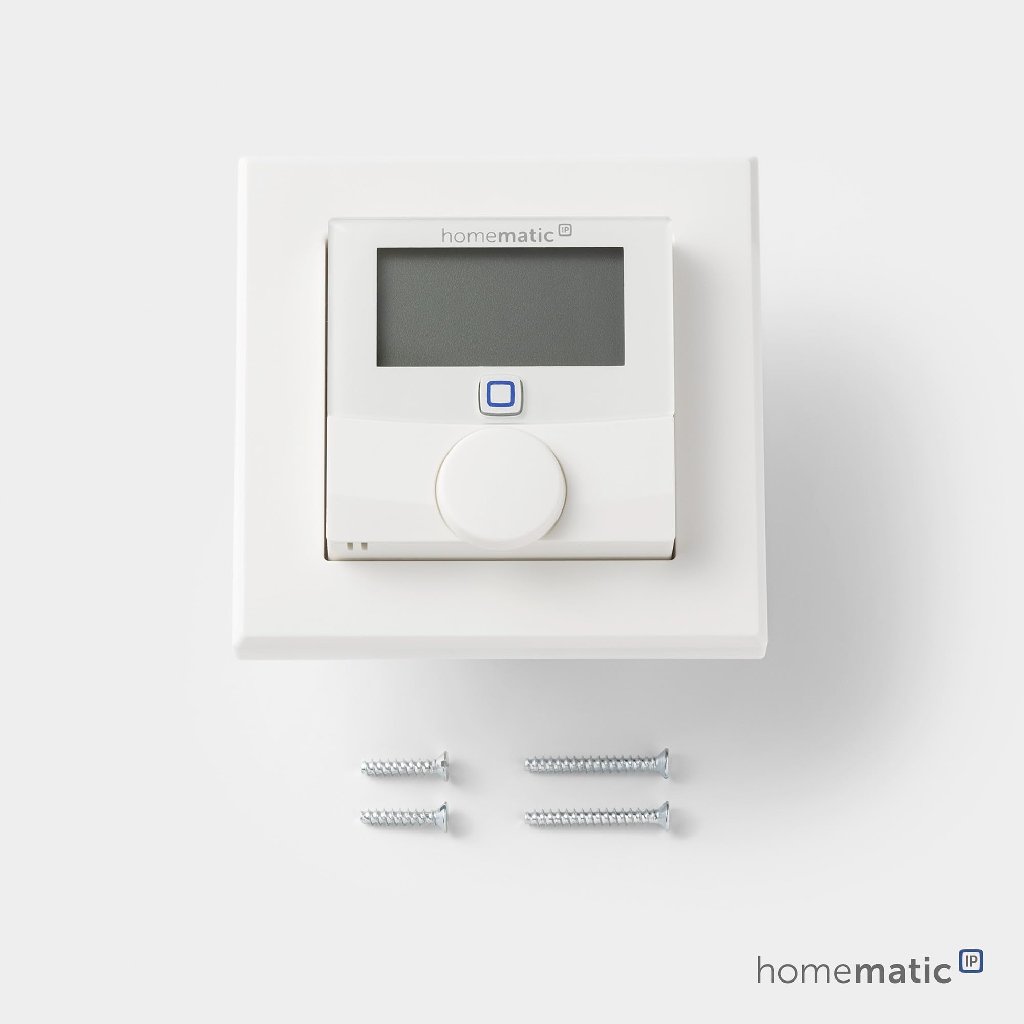 Homematic IP HmIP-BWTH RF Blanco termoestato - Termostato (RF, Blanco, IP20, 130 m, LCD, 230 V)