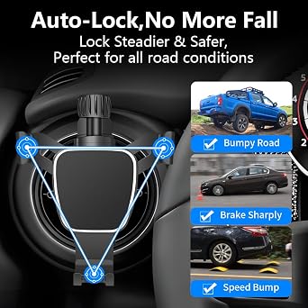 Car Phone Mount Holder For Mini Cooper 2002-2012,Hardtop 2013-2024,Convertible 2013-2024,Clubman 2008-2014,Countryman 2011-2016 Coupe Paceman Roadster Auto Accessories Interior Circular Air Vent case