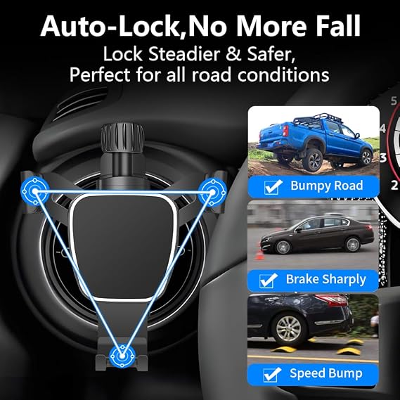 Car Phone Mount Holder For Mini Cooper 2002-2012,Hardtop 2013-2024,Convertible 2013-2024,Clubman 2008-2014,Countryman 2011-2016 Coupe Paceman Roadster Auto Accessories Interior Circular Air Vent case