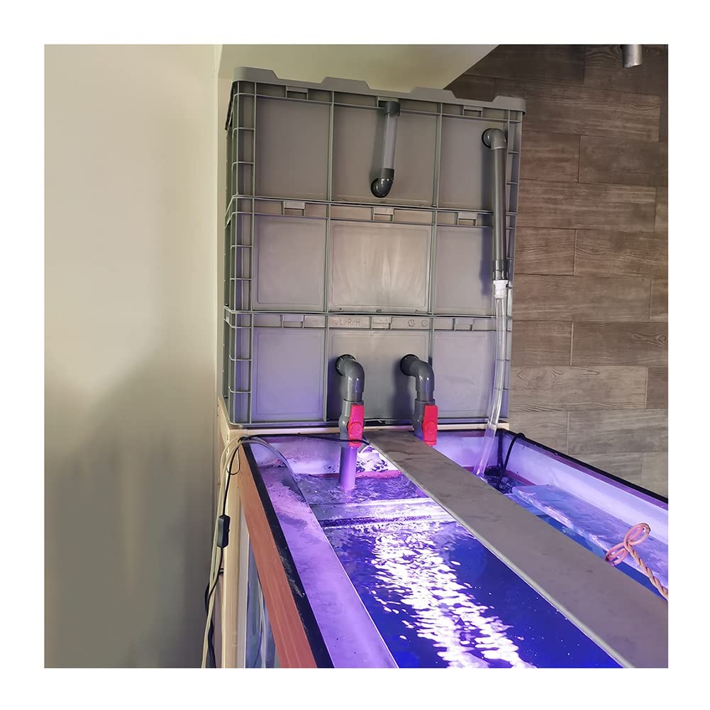 Filtro de Acuario, Filtro Externo, no Incluye Bomba ni Medio filtrante, purificación de circulación de Agua, Caja de rotación de filtración de 3 Capas para pecera de 250/1000/3000