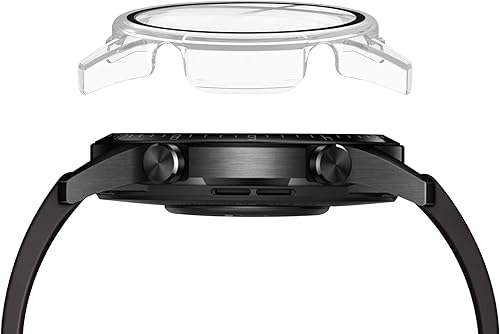Miniatura 7 de Protector de pantalla de reloj compatible con Huawei GT2 de 1.63 pulgadas, ultra delgado, HD, vidrio templado, protección general, cubierta dura