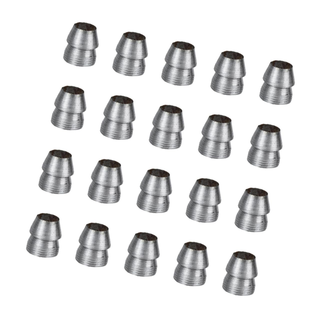 Gogogmee 20pcs Ax Wedge Round Handle Wedges Replacement Wedge for Hammer Reinforcing Wedge Taper Wedge for Hammer Taper Wedges for Wedge for Tool Steel Handle Wedges Round Wedge Silver Iron