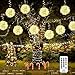Bowfar Lichterkette Außen Strom, 20cm 4 Stück Große Kugel Hängend Lichterkette Weihnachtsbaum mit Fernbedienung Timer, Globe Weihnachtsbeleuchtung für Garten Hochzeit Party Weihnachtsdeko, Warmweiß ngen im günstig Kaufen-Bowfar Lichterkette Außen Strom, 20cm 4 Stück Große Kugel Hängend Lichterkette Weihnachtsbaum mit Fernbedienung Timer, Globe Weihnachtsbeleuchtung für Garten Hochzeit Party Weihnachtsdeko, Warmweiß
