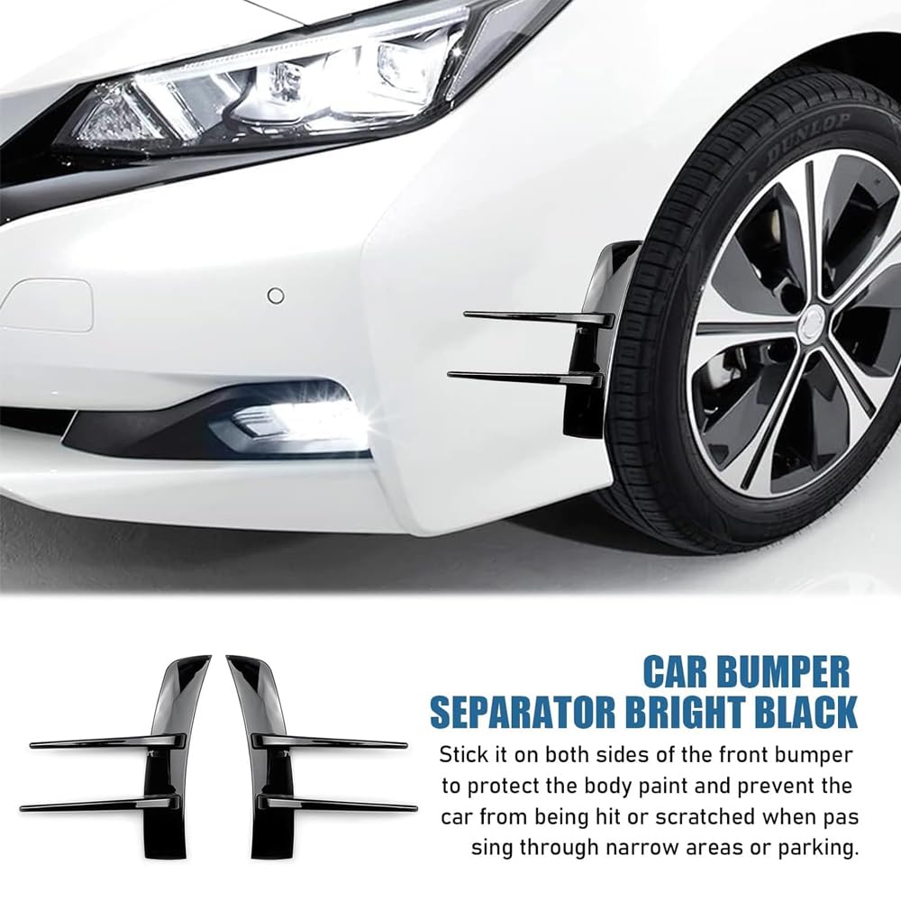 Auto Frontstoßstange Lippe Splitter für VW Crafter II (Bj. ab 2016), ABS Frontspoile Auto Frontstoßstange Spoiler Front Bumper Lip Splitter