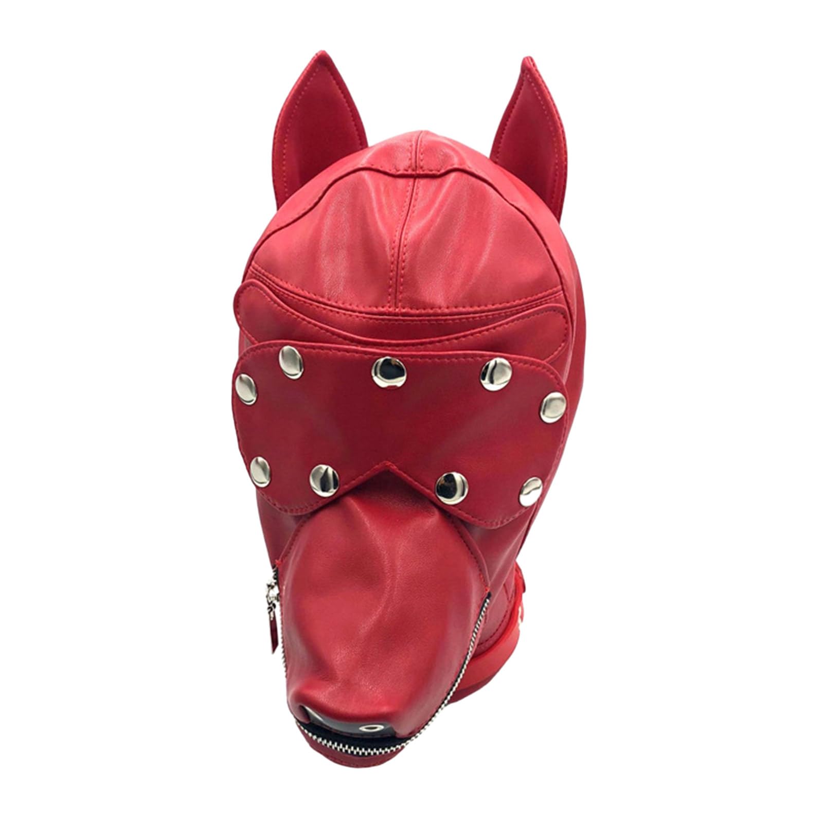 Leather Dog Halloween Masquerade Dog Full Head Dog Masquerade Adult Halloween Costume Accessories Dog Face For Adults Dog Face Halloween Dog Face Costume