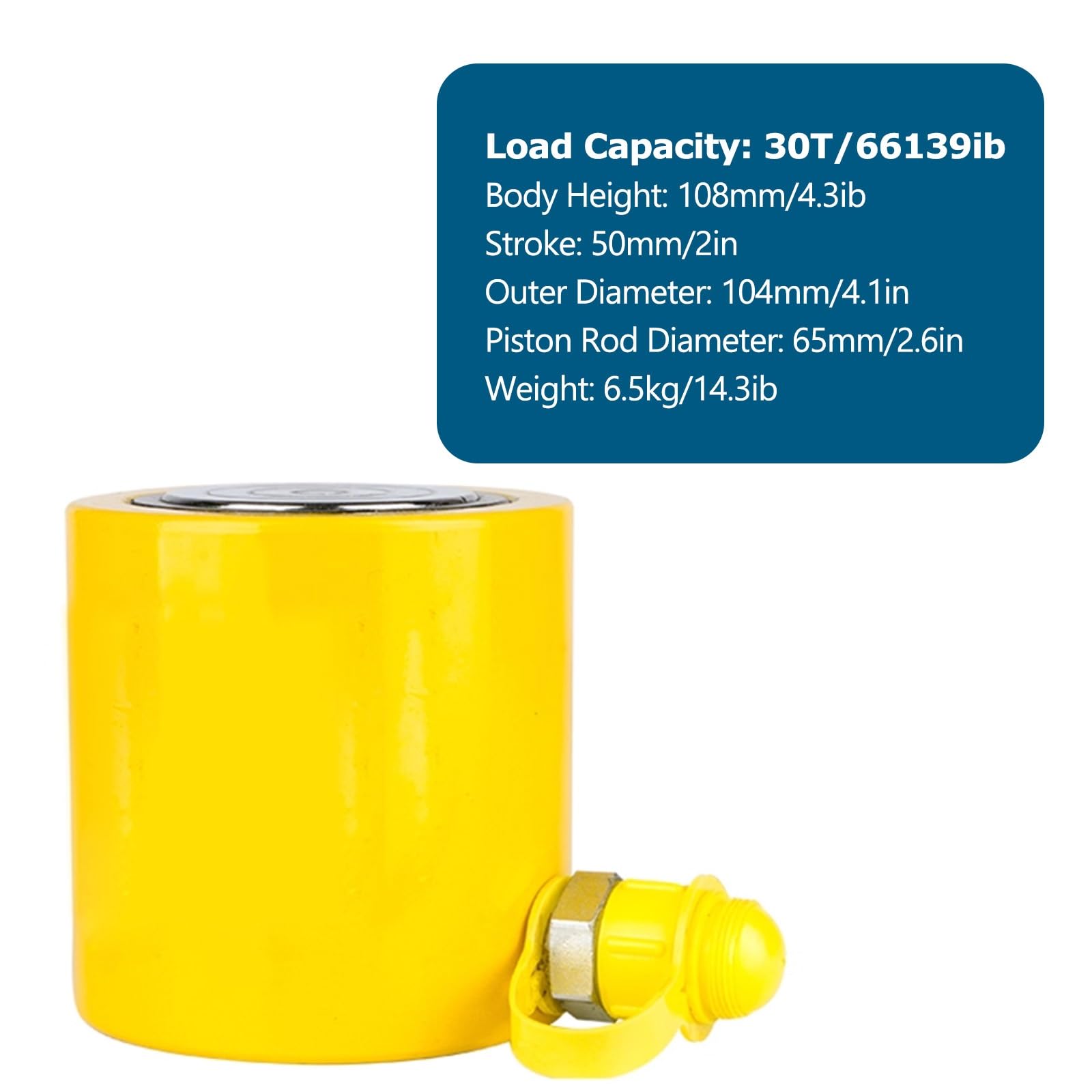 Zestaw podnośnika z tłokiem zasilającym, obsługa pod wieloma kątami, praca w ciasnych przestrzeniach, zestaw cylindrów hydraulicznych z pompą ręczną, stalą i innymi branżami (30t-50mm/2in-cp700)