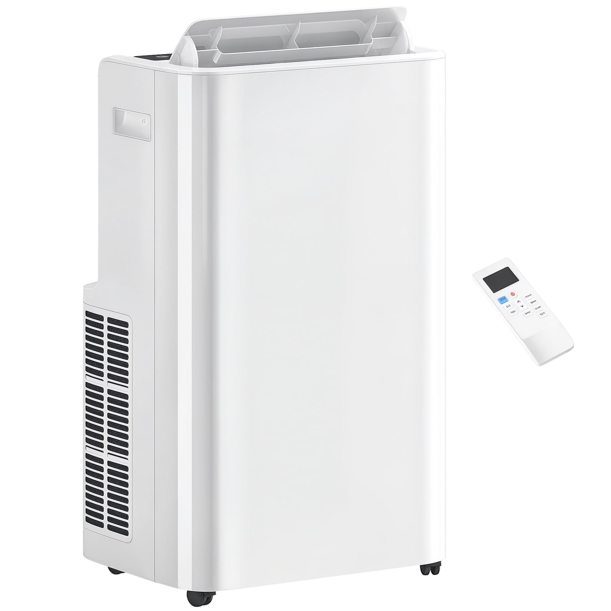 HOMCOM 12000 BTU Portable Air Conditioner with Remote Control Free Standing AC Unit with Built-in Cool Dehumidifier Fan